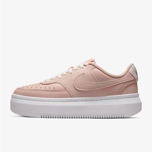 Nike Court Vision Alta Pink Platform Sneakers